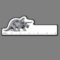 6" Ruler W/ Triceratops Dinosaur Walking